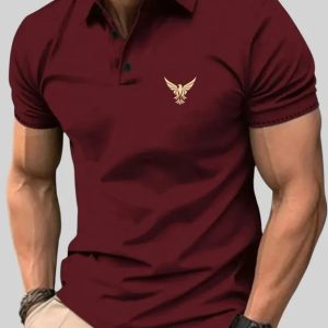 Men Polo Neck Cotton Blend  T-Shirt