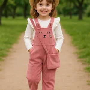 Baby Girls Party(Festive) Top Dungaree