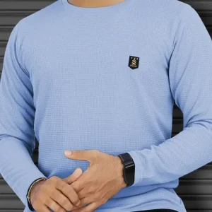 Men Solid Round Neck  T-Shirt